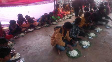 Children Eating food
