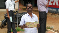 A person accepting Christ
