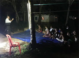 Children praying